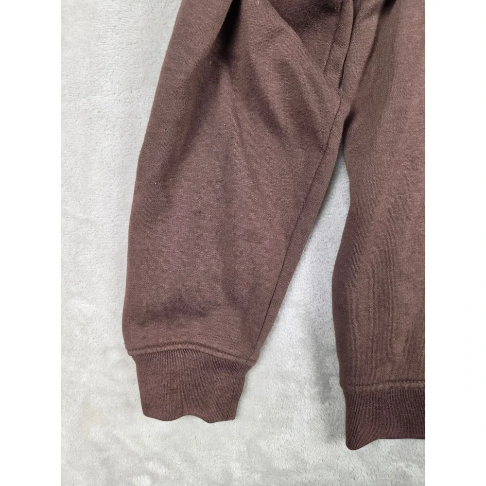 Vintage Shenanigans Cardigan Sweatshirt Womens M Brown Floral Leaves Cottagecore
